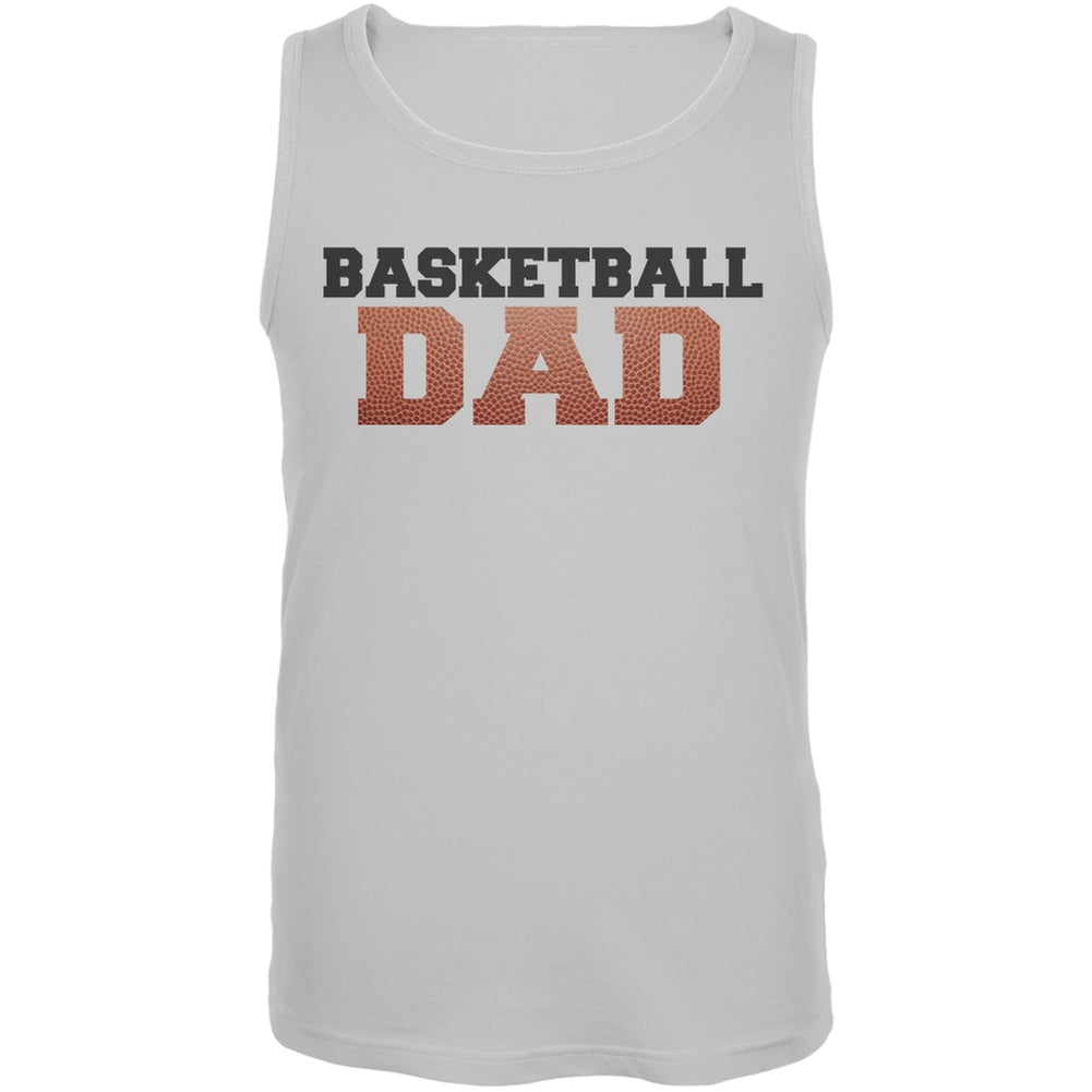 Basketball Dad White Adult Tank Top Men's Tank Tops Old Glory 2XL White