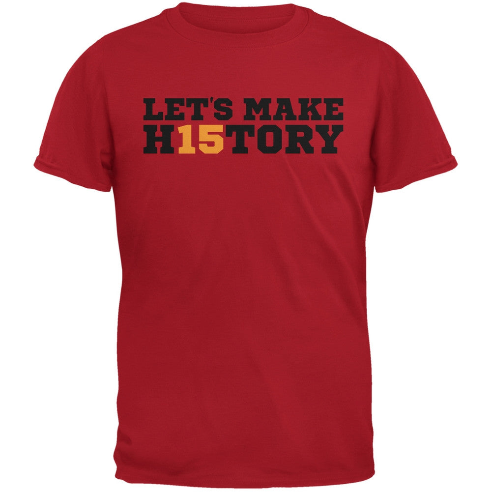 Graduation - Let's Make H15tory Red Adult T-Shirt Men's T-Shirts Old Glory 2XL Red