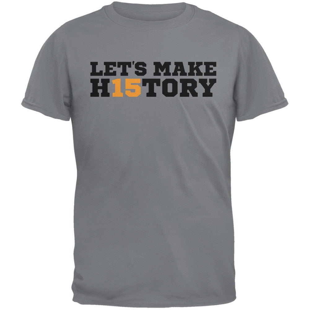 Graduation - Let's Make H15tory Storm Grey Adult T-Shirt Men's T-Shirts Old Glory 2XL Grey