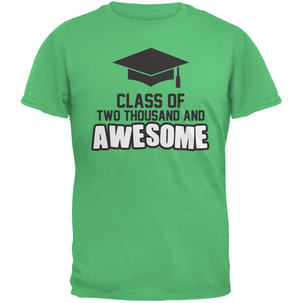 Two Thousand and Awesome Irish Green Mens T-Shirt Men's T-Shirts Old Glory SM Green