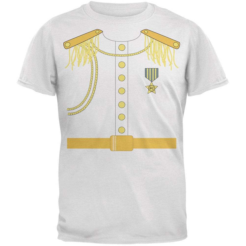 Halloween Prince Charming Costume White Adult T-Shirt Men's T-Shirts Old Glory
