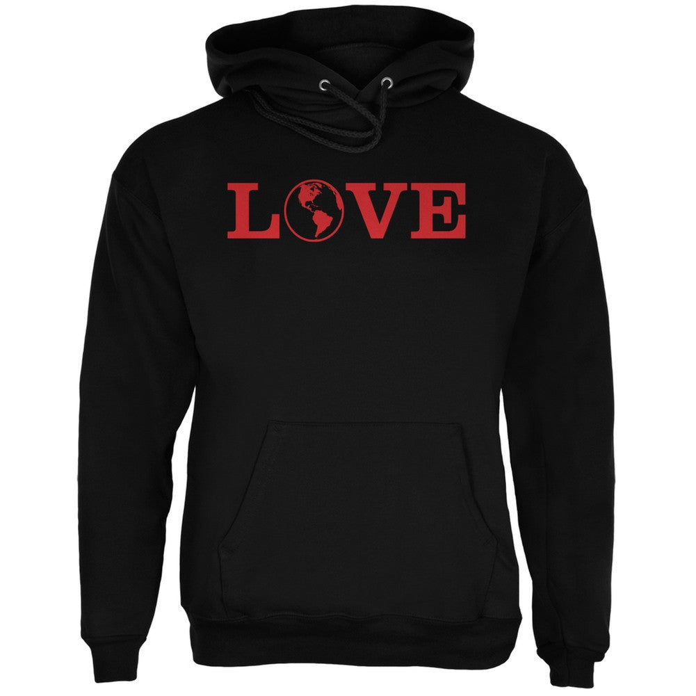 Earth Day - Love Earth Black Adult Hoodie Men's Hoodies Old Glory 2XL Black