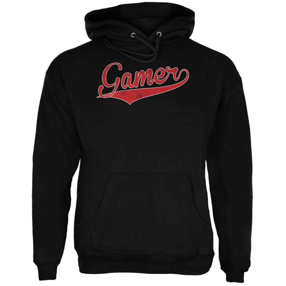 Gamer Black Adult Hoodie Men's Hoodies Old Glory 2XL Black