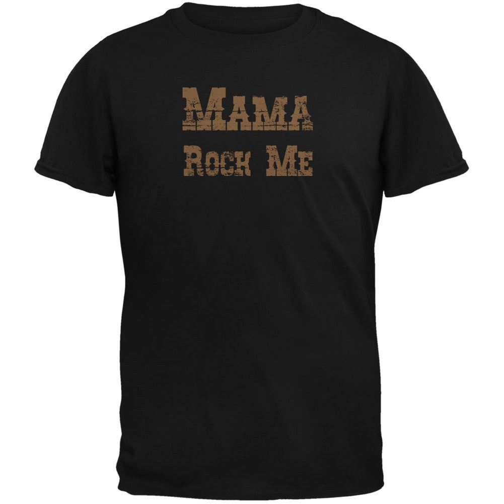 Mother's Day Mama Rock Me Black Youth T-Shirt Youth T-Shirts Old Glory LG Black