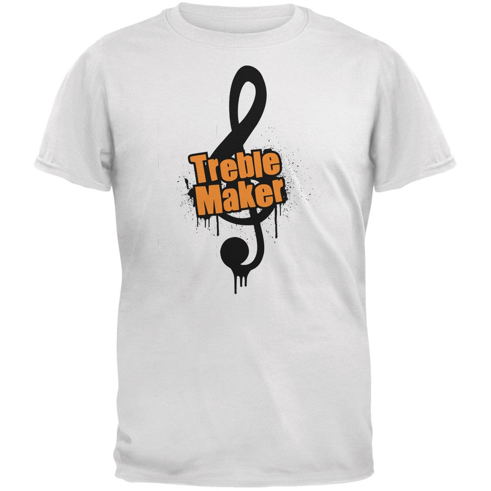 Treble Maker White Youth T-Shirt Youth T-Shirts Old Glory LG White