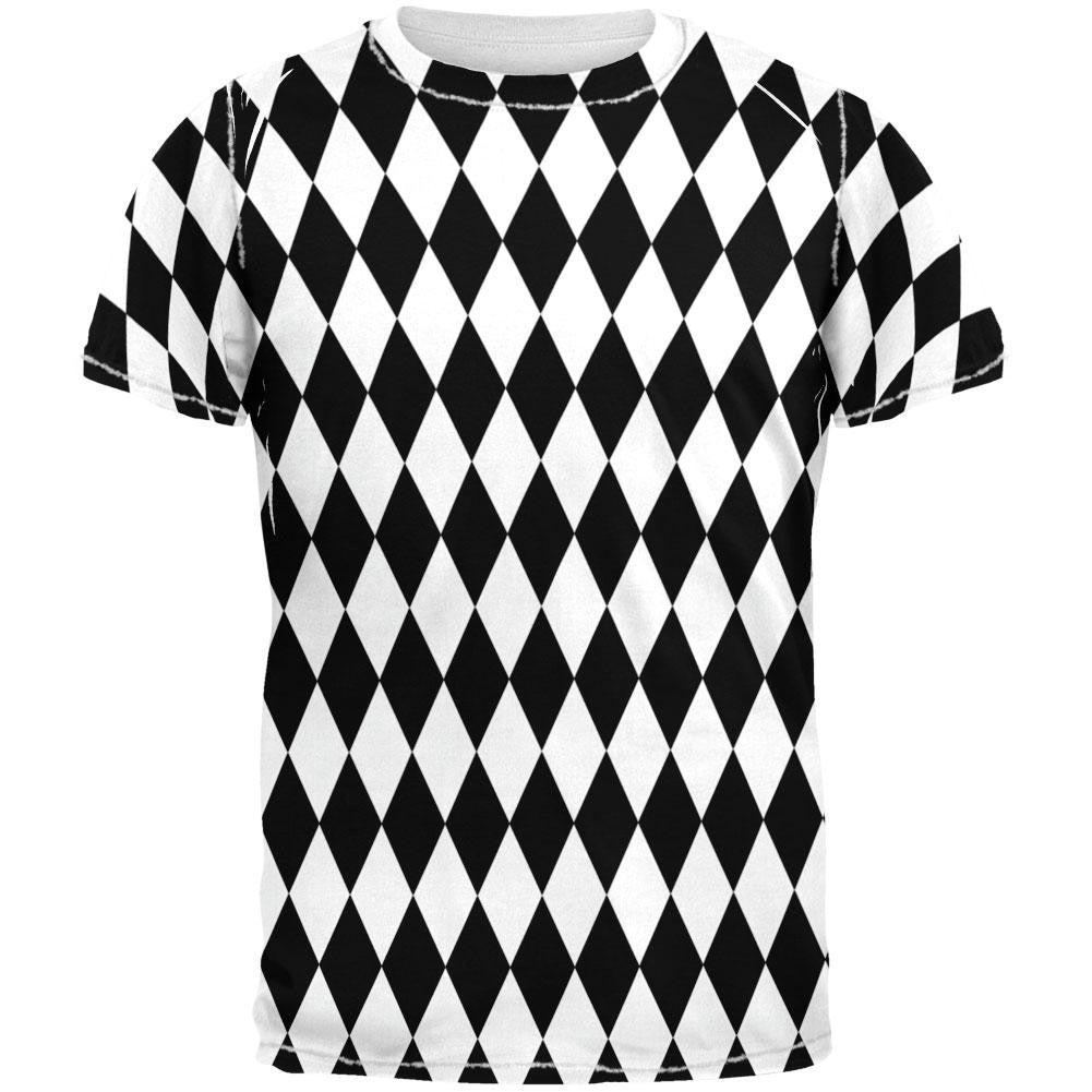 Checker Diamonds All Over Adult T-Shirt Men's T-Shirts Old Glory 2XL Multi
