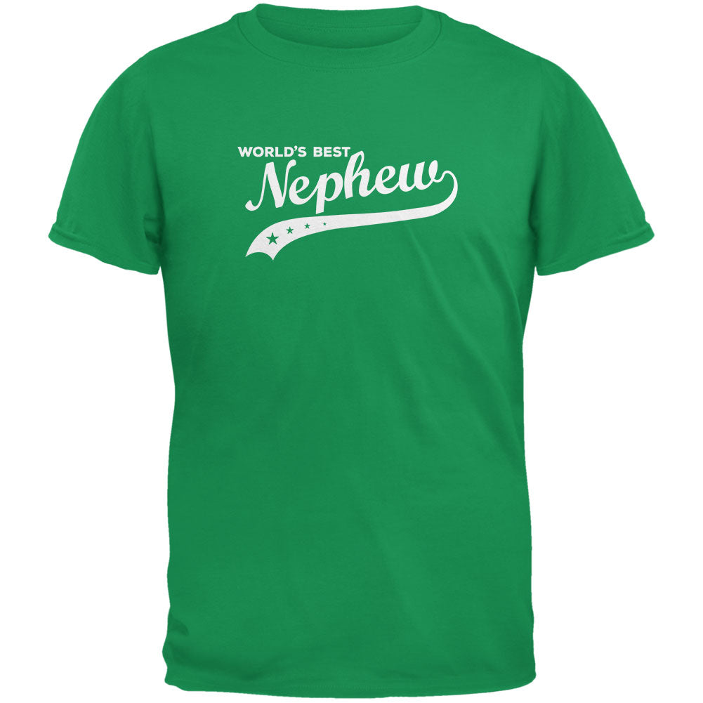 World's Best Nephew Irish Green Youth T-Shirt Youth T-Shirts Old Glory YLG Green