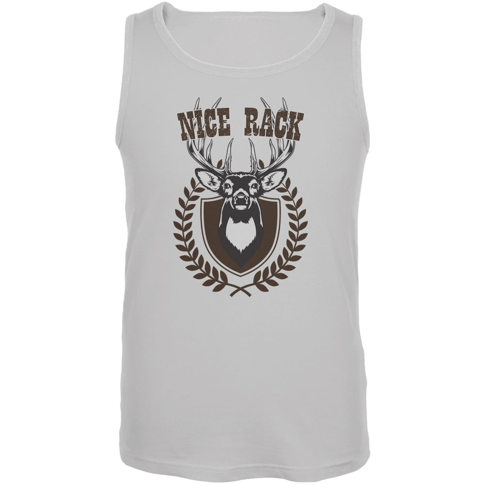 Nice Rack White Adult Tank Top Men's Tank Tops Old Glory 2XL White