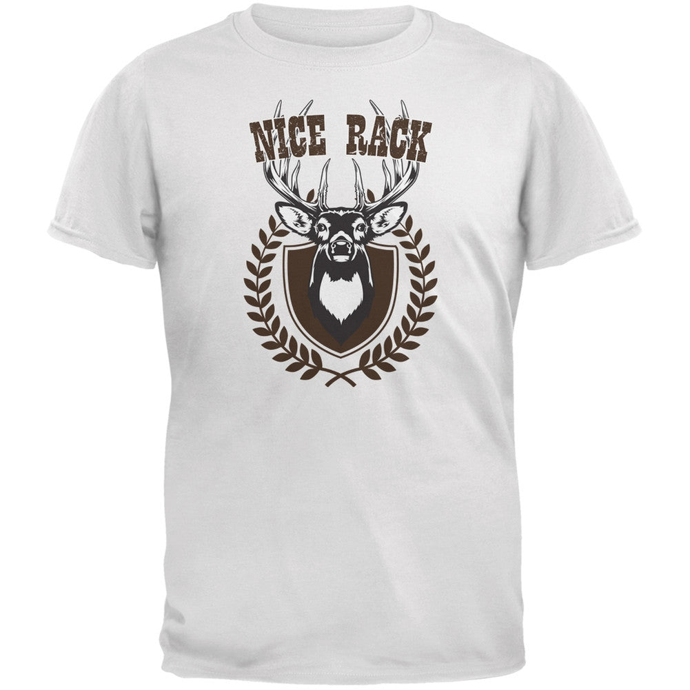 Nice Rack White Youth T-Shirt Youth T-Shirts Old Glory LG White