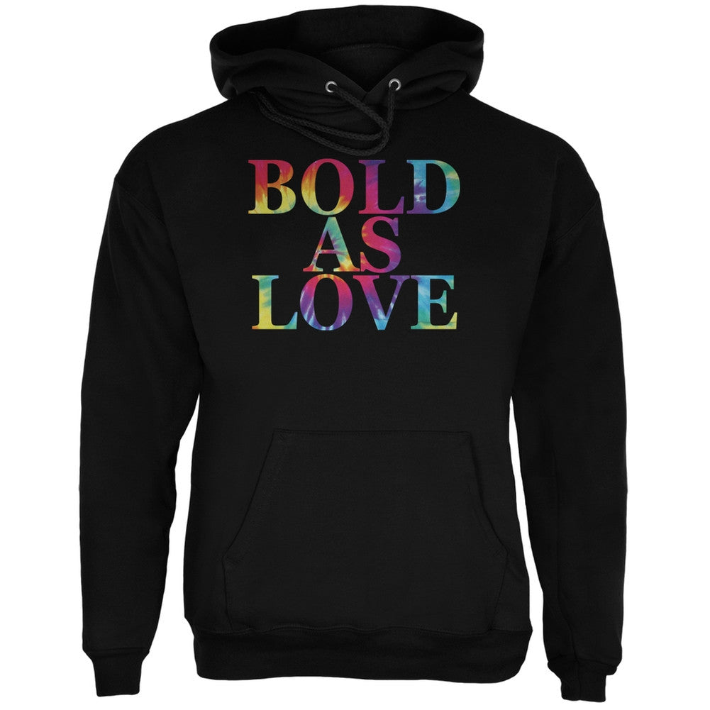 Bold As Love Black Adult Hoodie Men's Hoodies Old Glory 2XL Black