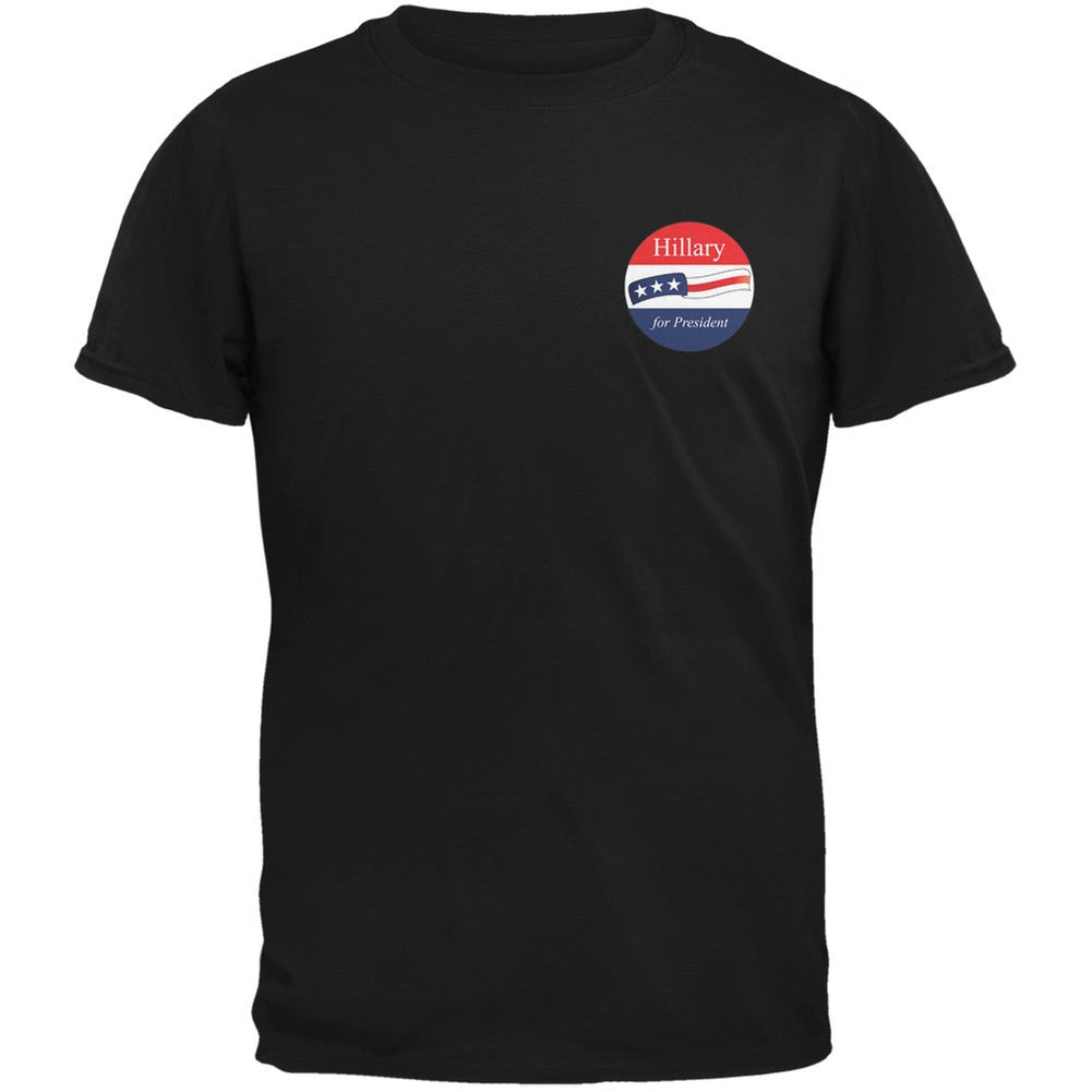 Election 2016 - Hillary Clinton for President Jersey Black Adult T-Shirt Men's T-Shirts Old Glory 2XL Black