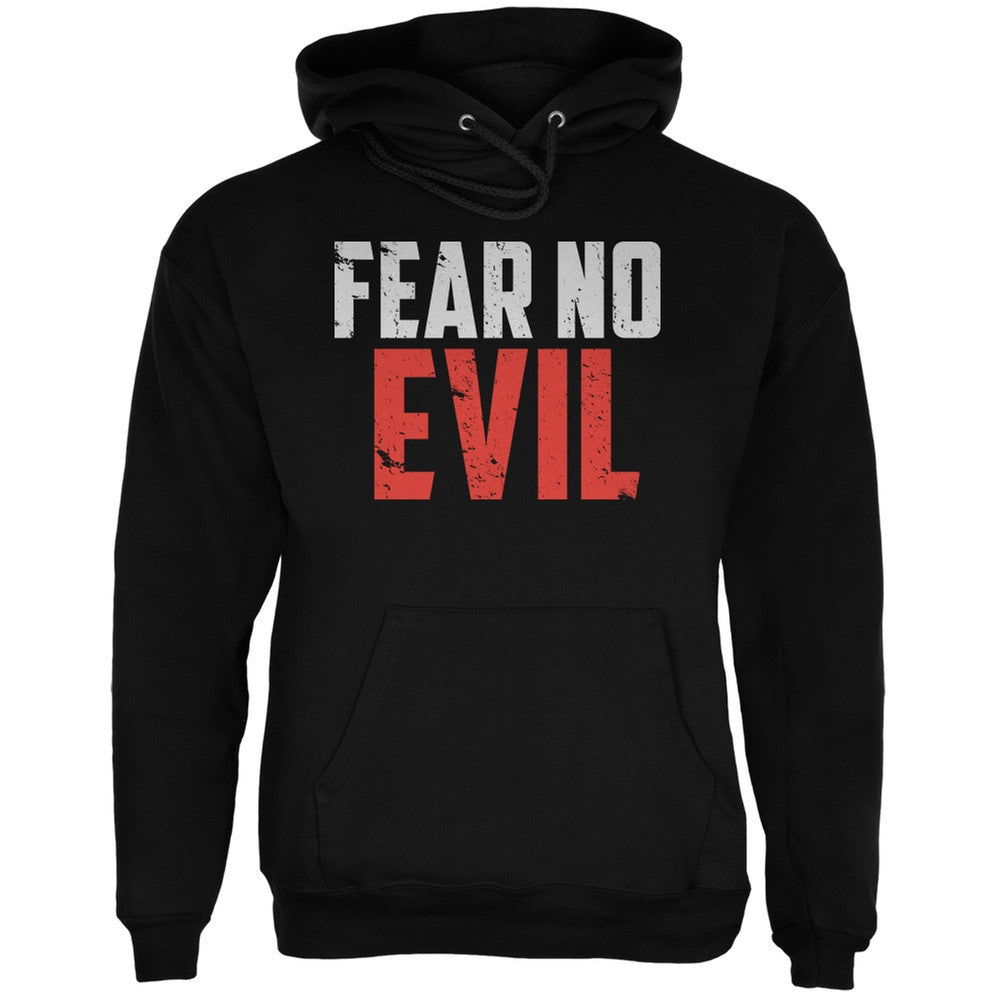 Fear No Evil Black Adult Hoodie Men's Hoodies Old Glory 2XL Black