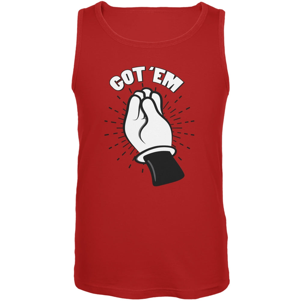 Got Em Red Adult Tank Top Men's Tank Tops Old Glory 2XL Red