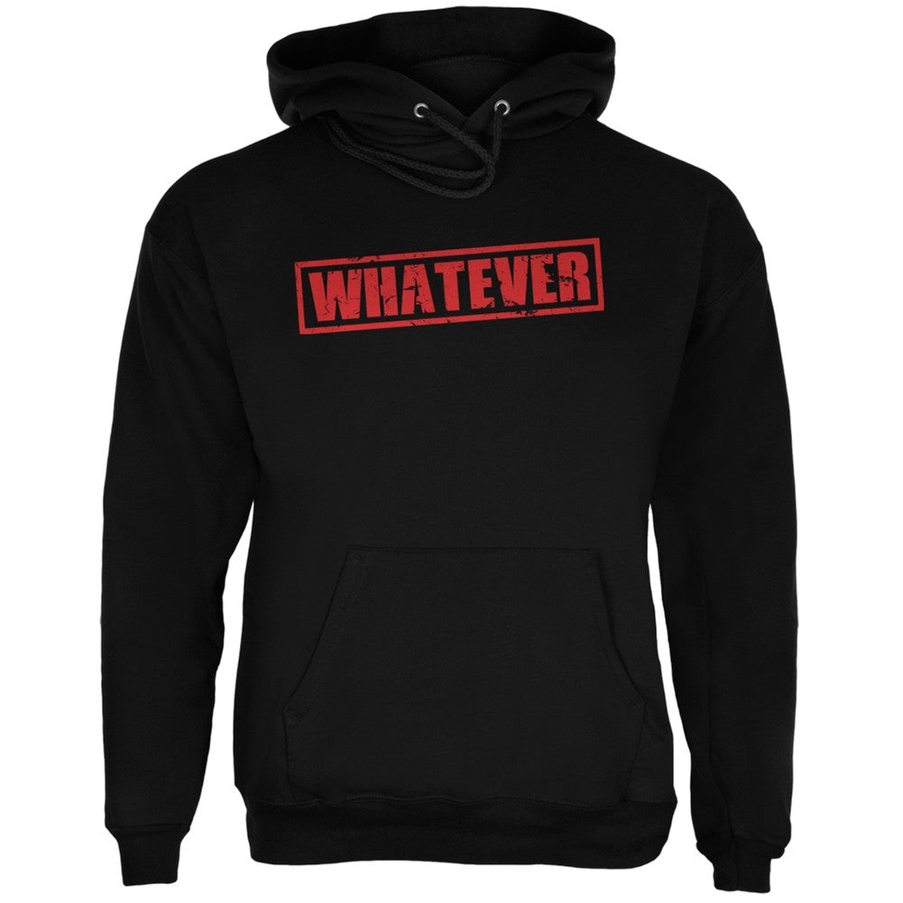 Whatever Black Adult Hoodie Men's Hoodies Old Glory 2XL Black