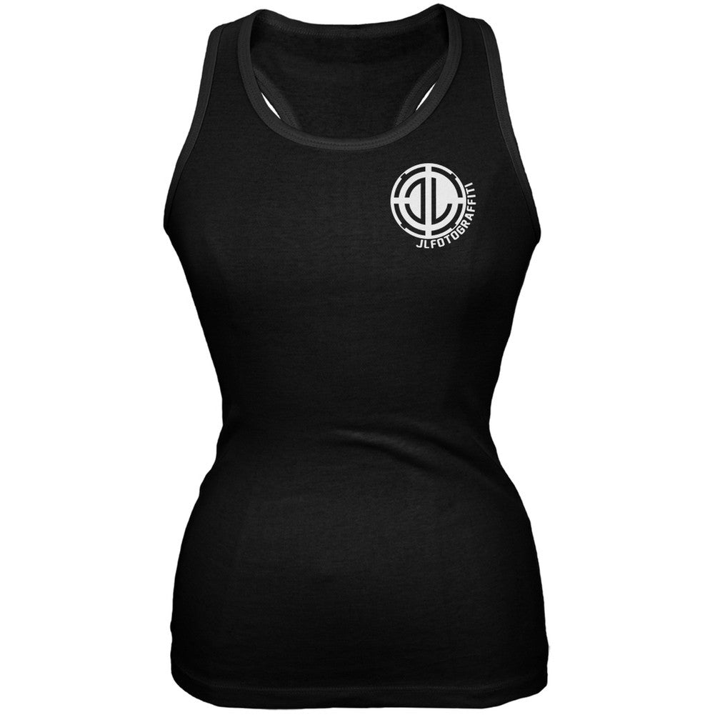 jlfotograffiti Photographer Swag Black Juniors Soft Tank Top Juniors Tank Tops Old Glory 2XL Black
