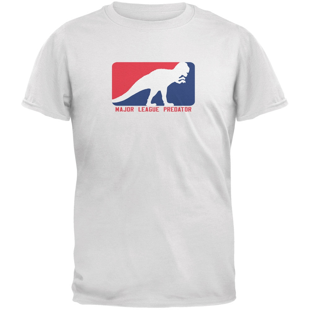 Major League Predator White Adult T-Shirt Men's T-Shirts Old Glory 2XL White