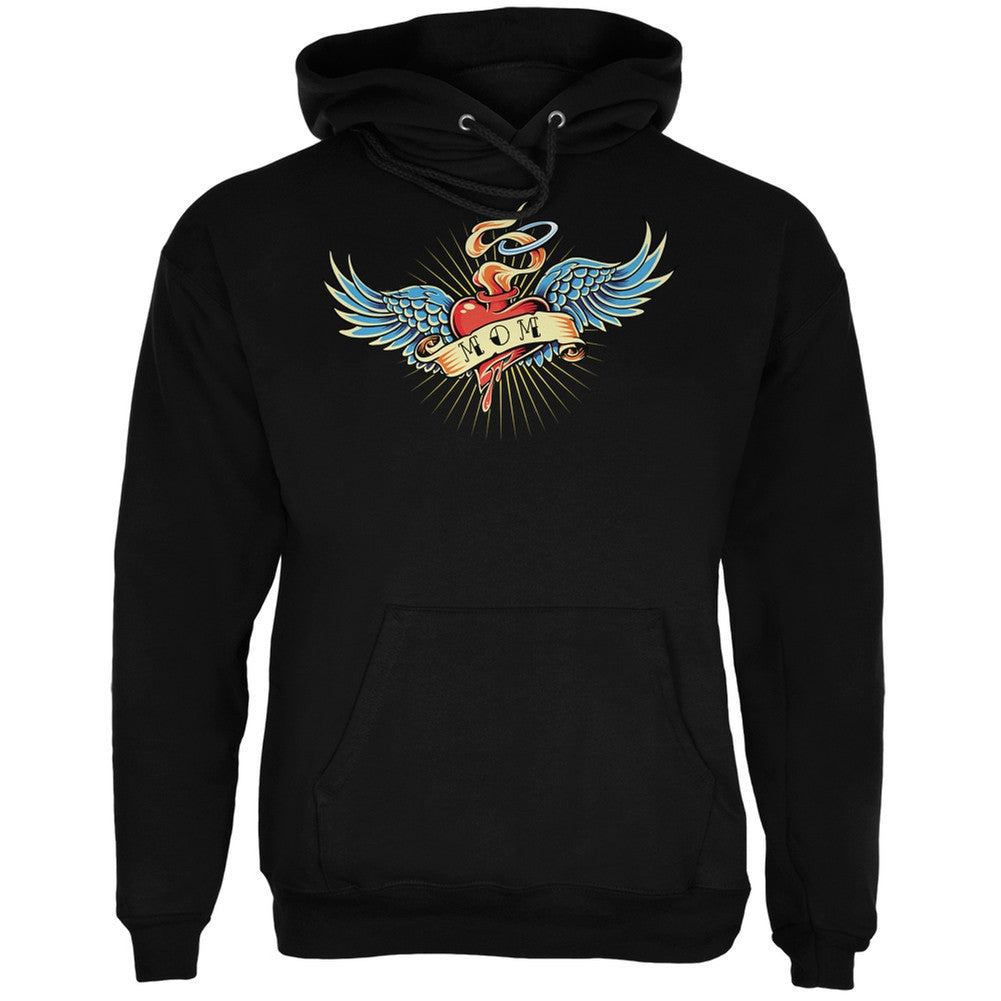 Mother's Day - I Love My Tattoo Mom Black Adult Hoodie Men's Hoodies Old Glory 2XL Black