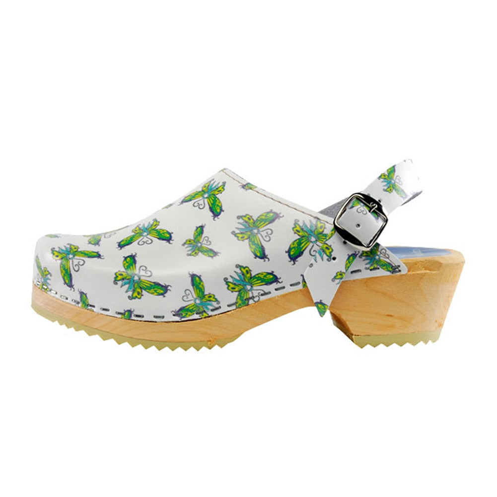 Torpatoffeln Sweedish Ovarian Butterfly Awareness Clogs Clogs Torpatoffeln
