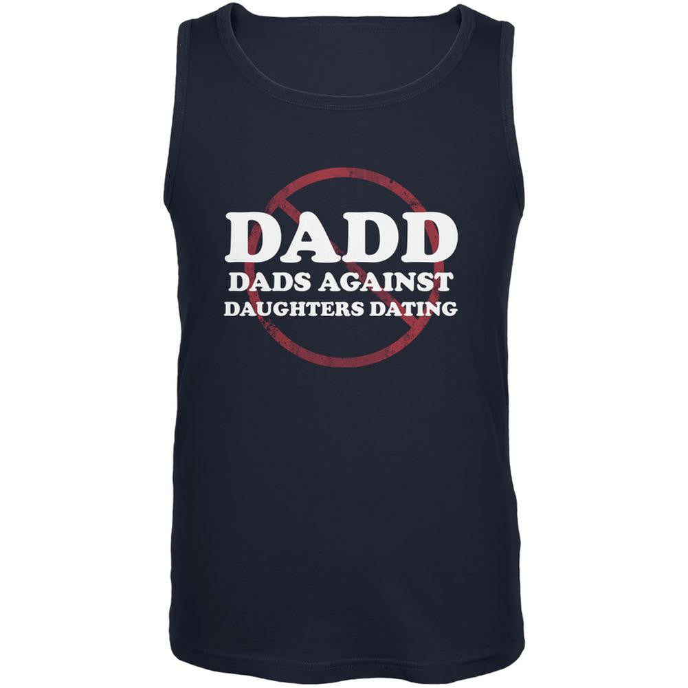 Father's Day DADD Dads Against Daughters Dating Grey Adult Tank Top Men's Tank Tops Old Glory