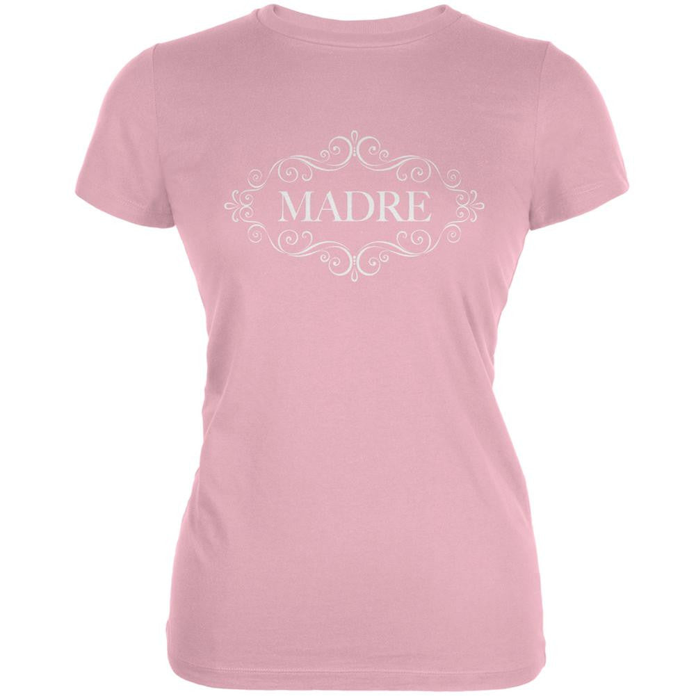 Madre Pink Juniors Soft T-Shirt Juniors T-Shirts Old Glory 2XL Pink
