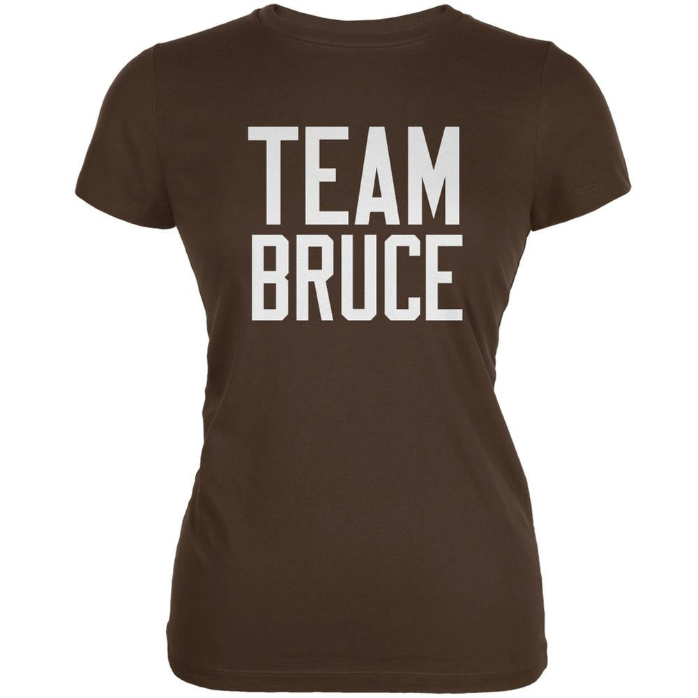 Team Bruce Brown Juniors Soft T-Shirt Juniors T-Shirts Old Glory 2XL Brown