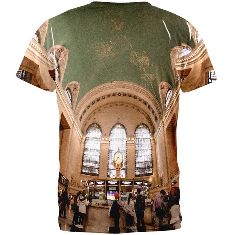 Grand Central Terminal All Over Adult T-Shirt Men's T-Shirts Old Glory