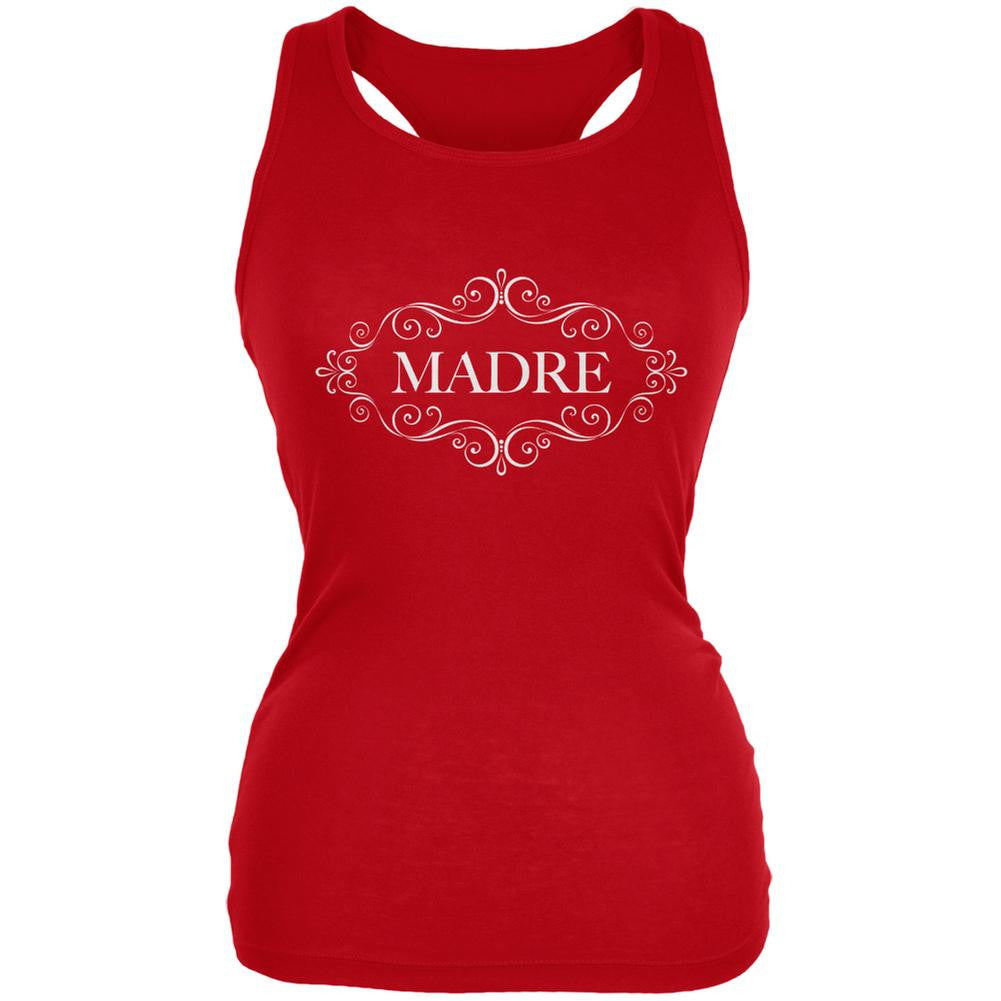 Madre Red Juniors Soft Tank Top Juniors Tank Tops Old Glory 2XL Red