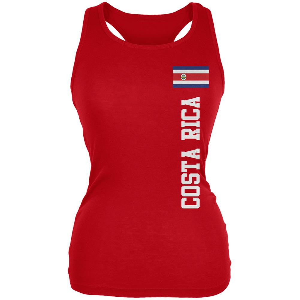 World Cup Costa Rica Red Juniors Soft Tank Top Juniors Tank Tops FIFA 2XL Red