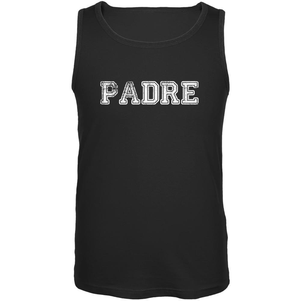 Fathers Day - Padre Black Adult Tank Top Men's Tank Tops Old Glory 2XL Black