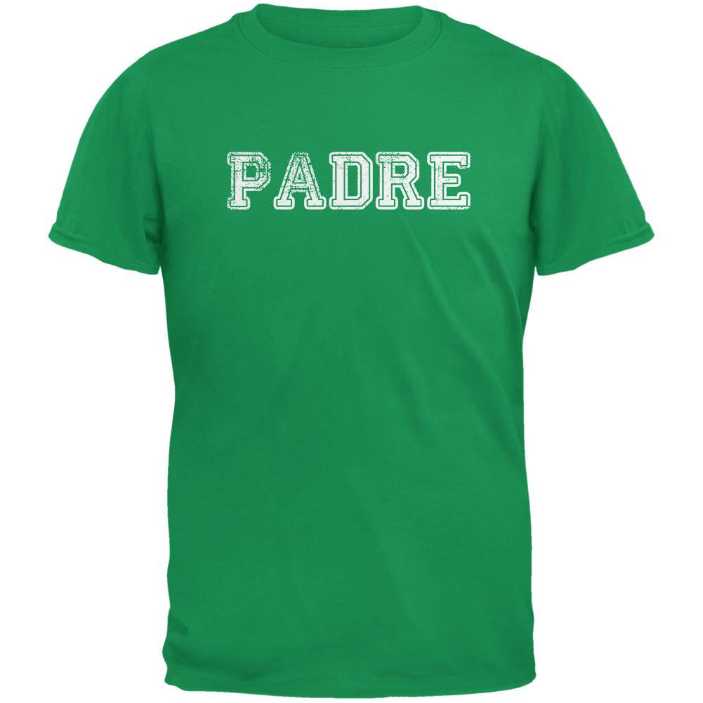 Fathers Day - Padre Irish Green Adult T-Shirt Men's T-Shirts Old Glory 2XL Green