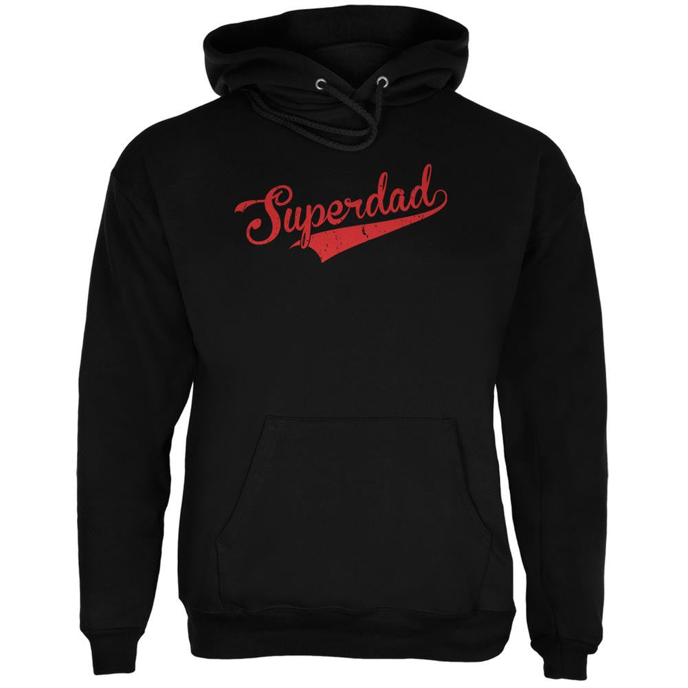 Fathers Day - Superdad Black Adult Hoodie Men's Hoodies Old Glory 2XL Black