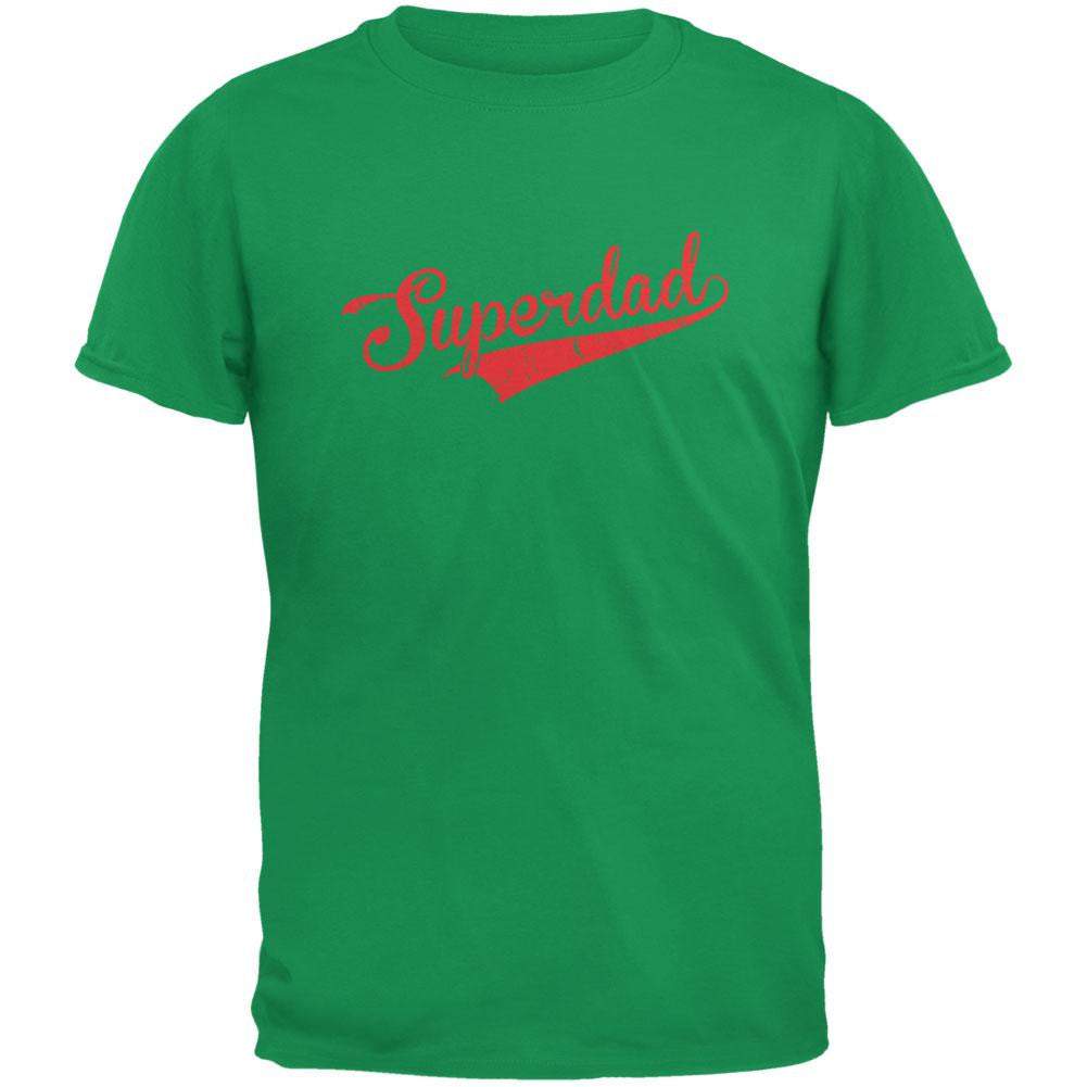 Fathers Day - Superdad Irish Green Adult T-Shirt Men's T-Shirts Old Glory 2XL Green