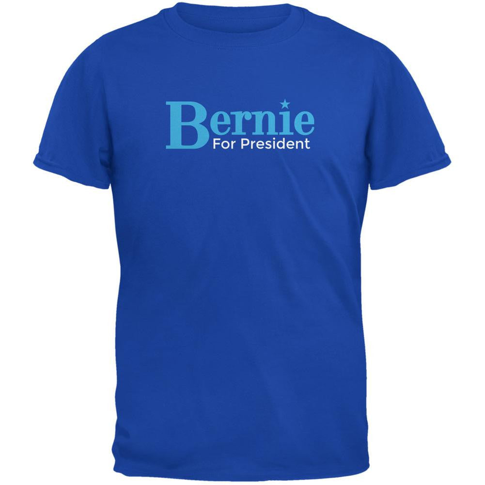 Election 2016 - Bernie Sanders for President Royal Adult T-Shirt Men's T-Shirts Old Glory 2XL Blue