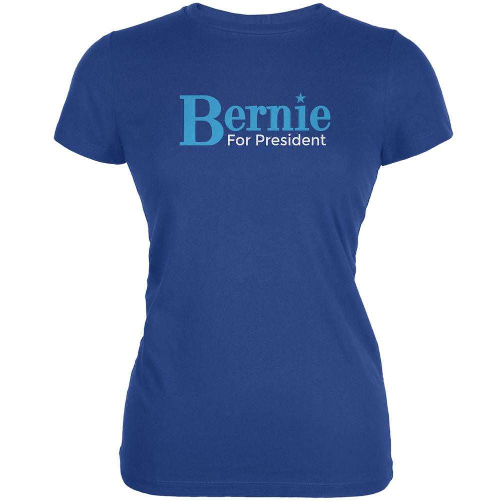 Election 2016 - Bernie Sanders for President Royal Juniors Soft T-Shirt Juniors T-Shirts Old Glory 2XL Blue