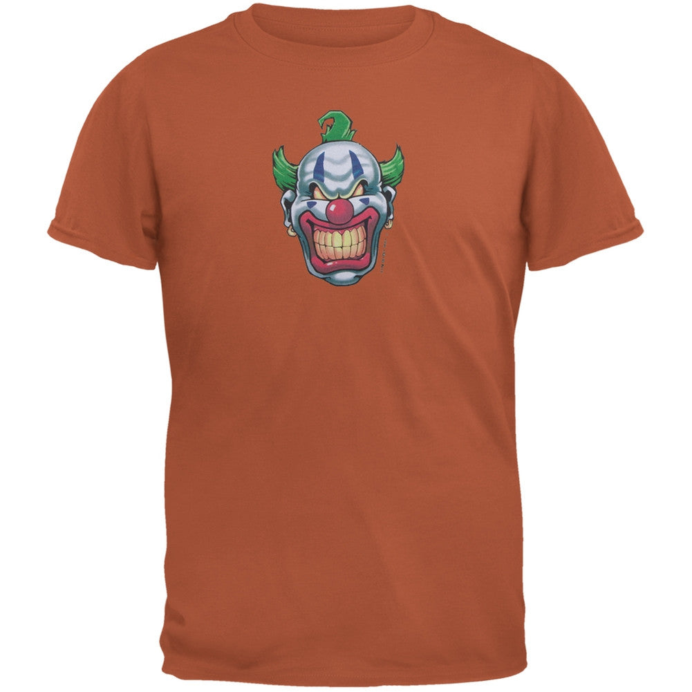 Joker Grinning Red Adult T-Shirt Men's T-Shirts Old Glory