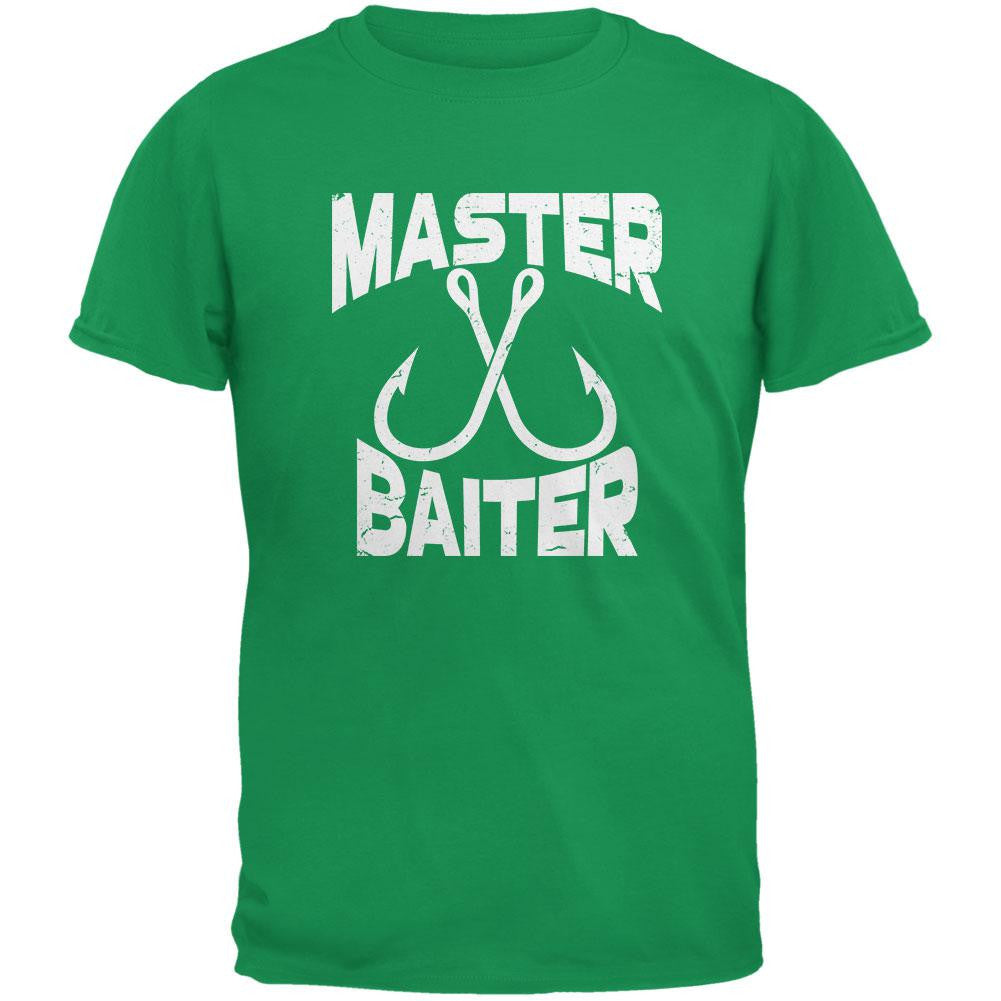 Master Baiter Irish Green Adult T-Shirt Men's T-Shirts Old Glory 2XL Green