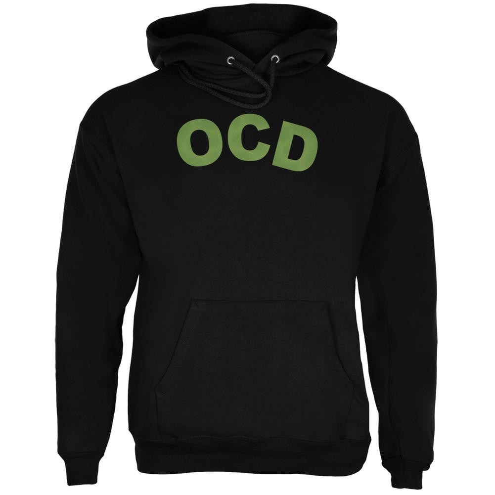 OCD Funny Black Adult Hoodie Men's Hoodies Old Glory 2XL Black