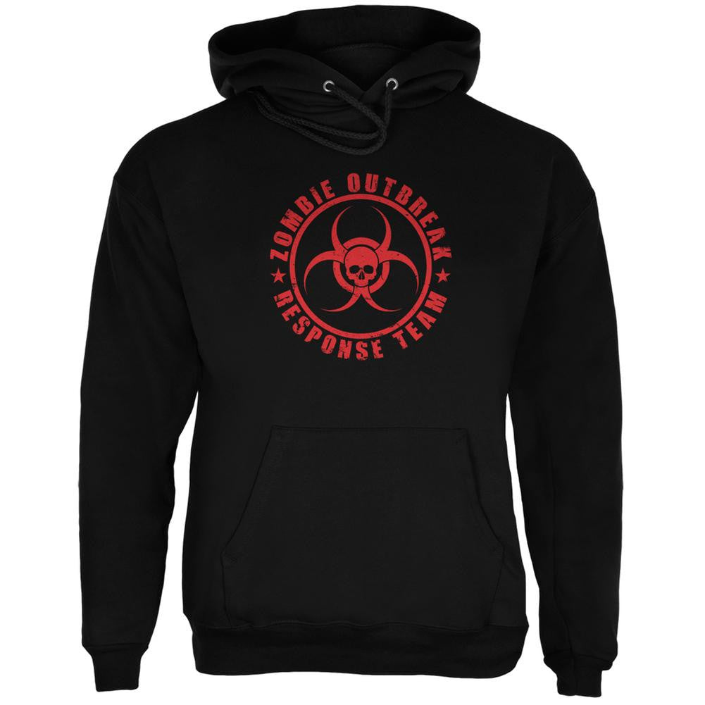 Zombie Response Team Black Adult Hoodie Men's Hoodies Old Glory 2XL Black