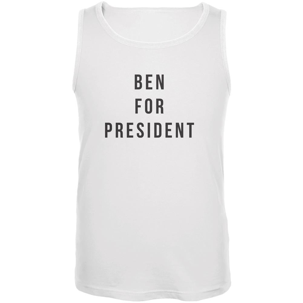 Election 2016 Ben For President White Adult Tank Top Men's Tank Tops Old Glory 2XL White