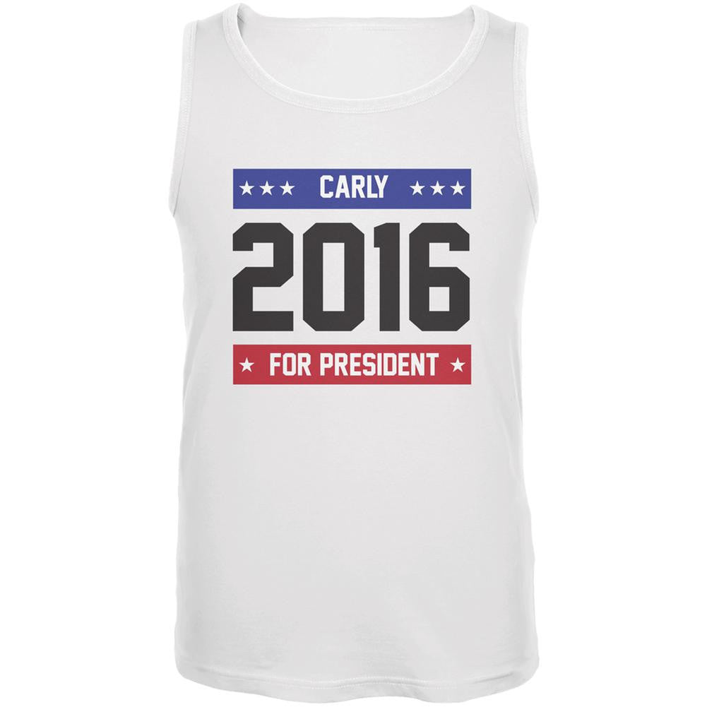 Election 2016 Carly for President 2016 White Adult Tank Top Men's Tank Tops Old Glory 2XL White