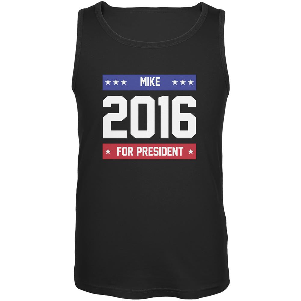 Election 2016 Mike for President 2016 Black Adult Tank Top Men's Tank Tops Old Glory 2XL Black