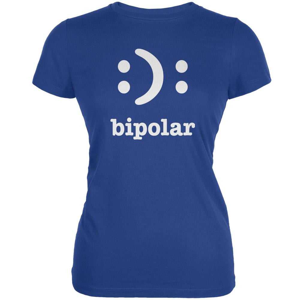 Bipolar Royal Juniors Soft T-Shirt Juniors T-Shirts Old Glory 2XL Blue