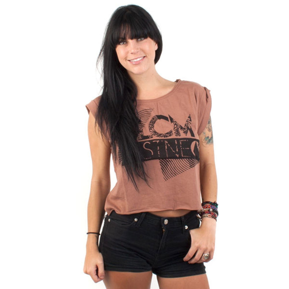 Volcom - Stone Mark Juniors Muscle Tank Top Juniors Tank Tops Volcom