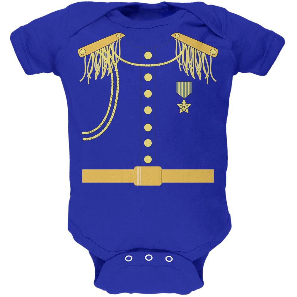 Halloween Prince Charming Costume Royal Soft Baby One Piece Baby One Piece Old Glory 0-3M Blue
