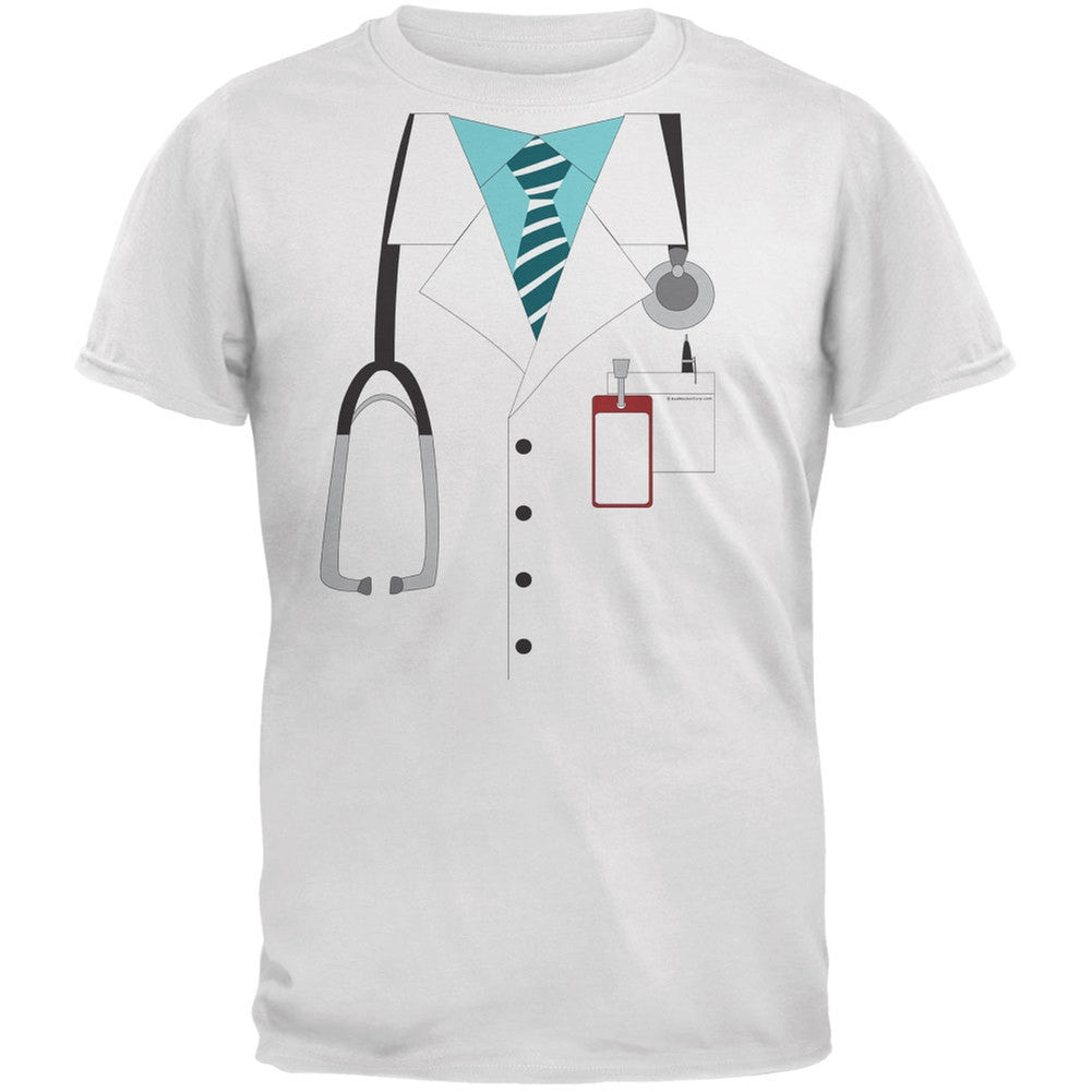 Halloween Doctor Costume White Youth T-Shirt Youth T-Shirts Old Glory
