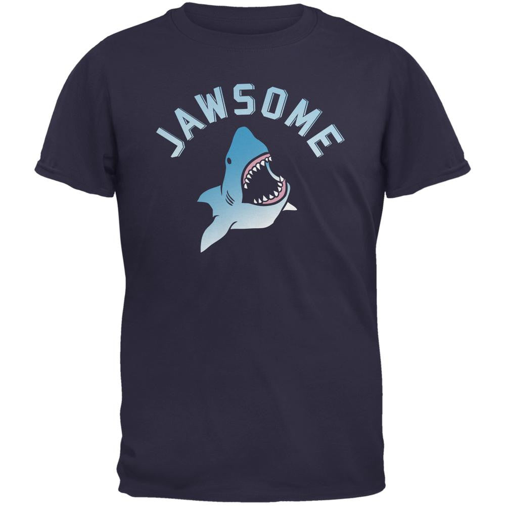Jawsome Navy Adult T-Shirt Men's T-Shirts Old Glory 2XL Blue