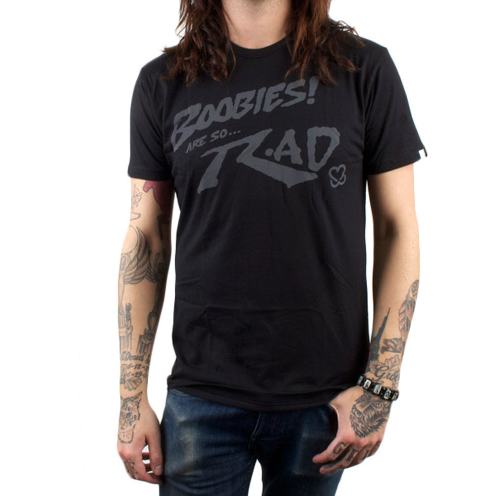Rusty - Boobies Are Rad Adult T-Shirt Men's T-Shirts Rusty