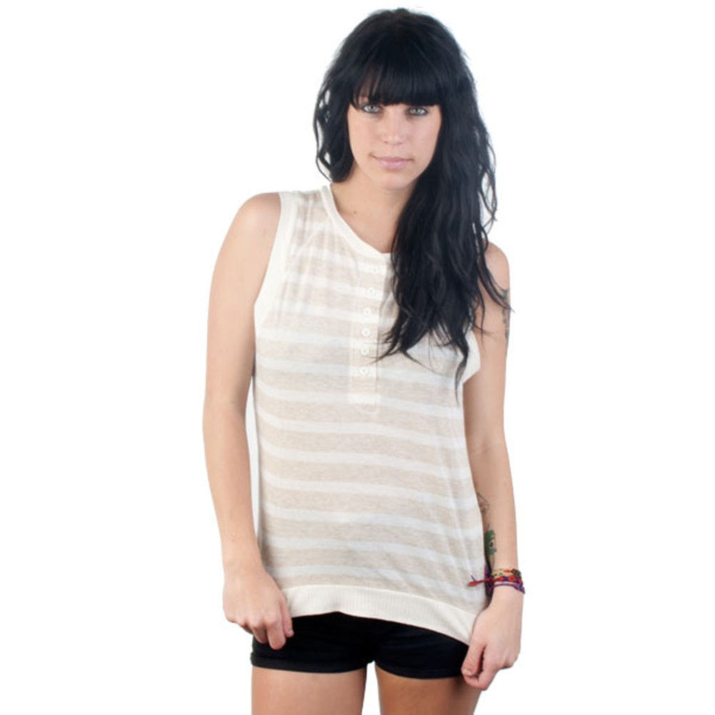 RVCA - Freedom Oakmeal Juniors Tank Top Juniors Tank Tops RVCA