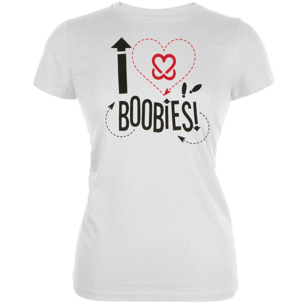 Keep A Breast - Foot Work Juniors T-Shirt Juniors T-Shirts Keep A Breast Foundation