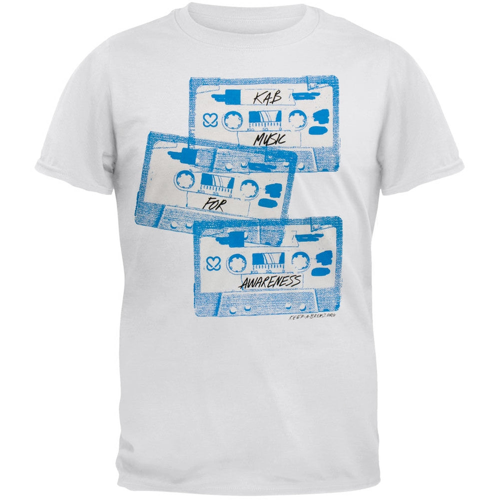 Keep A Breast - Music For Awareness Adult T-Shirt Men's T-Shirts Keep A Breast Foundation